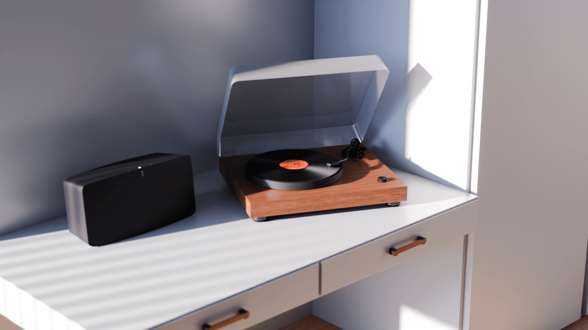 Vinyl player & Record